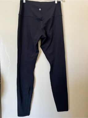 Lululemon align high rise black yoga pants leggings size 10 28”